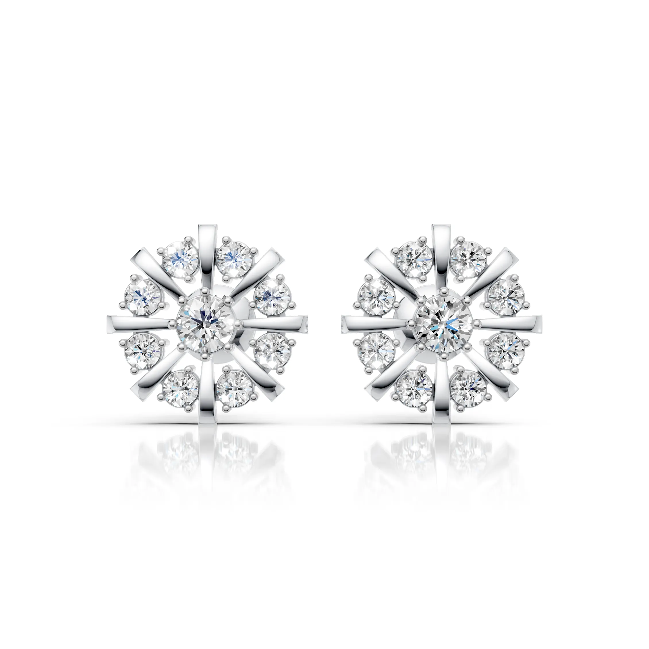 Diamond Floral Burst Design